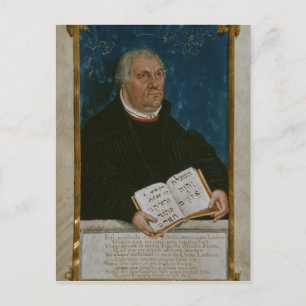 Cartão Postal Bíblia alemã da tradução de Lutero, 1561