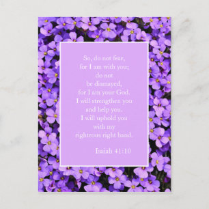 Cartão Postal Bíblia Cristã Inspiradora Versa Ansiedade