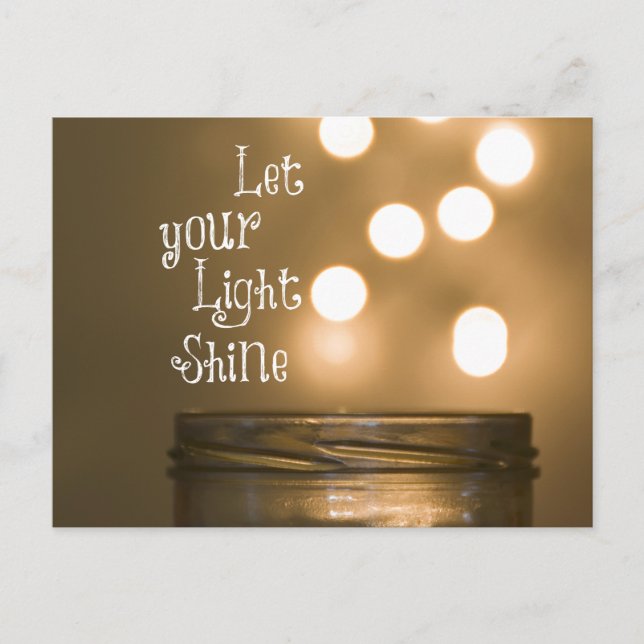 Cartão Postal Bíblia Inspiradora Versa Citação Cristã (Frente)