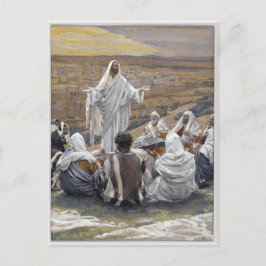 Cartão Postal Bíblia Jesus Inspirador Fé Esperança Amor