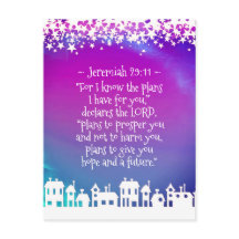 Bíblia Verse Jeremiah 29:11 Aldeia de Natal