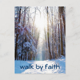 Cartão Postal Bíblia Verse Walk por Faith