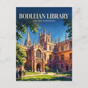 Cartão Postal Biblioteca Bodleiana Reino Unido