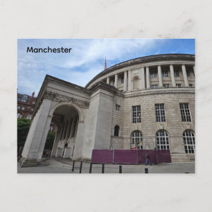 Cartão Postal Biblioteca Central de Manchester