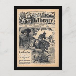 Cartão Postal Biblioteca Dime dos Beadles Vol XXII No 560 1888