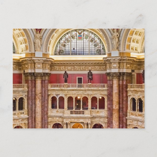 Cartão Postal Biblioteca do Congresso (Frente)