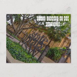 Cartão Postal Biblioteca Estadual do NSW em Sidney, Austrália