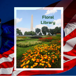 Cartão Postal Biblioteca Floral, Jardim, Joaninha, Celebre 250