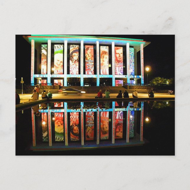 Cartão Postal Biblioteca Nacional - Canberra (Frente)