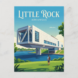 Cartão Postal Biblioteca Presidencial William J. Clinton EUA