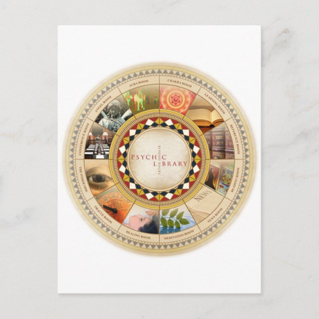Cartão Postal Biblioteca Psicológica (Frente)