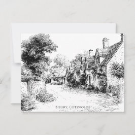 Cartão Postal Bibury Village, Cotswolds, Reino Unido