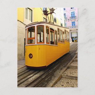 Cartão Postal Bica Funicular, Lisboa, Portugal