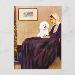Cartão Postal Bichon Frise 1 - Mãe de Whistler