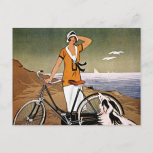 Cartão Postal Bicicleta Ad, 1925