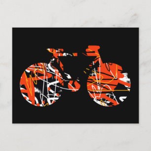 Cartão Postal bicicleta - bicicleta + bicicleta