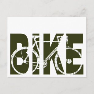 Cartão Postal bicicleta. bicicleta / bicicleta agradável