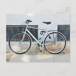 Cartão Postal Bicicleta de cinza, Copenhaga, Dinamarca