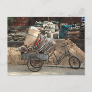 Cartão postal Bicicleta de Pequim China