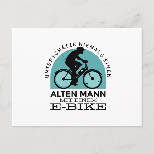 Cartão Postal bicicleta E (Frente)