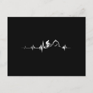 Cartão Postal Bicicleta Montanha Bicicleta de Bicicleta de Bicic