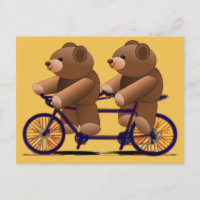 Bicicleta Tandem, Teddy Bear Impressão