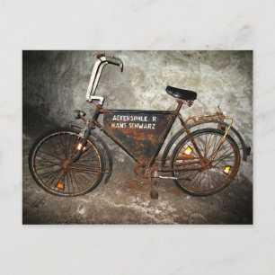 Cartão Postal Bicicleta Velha de Poço