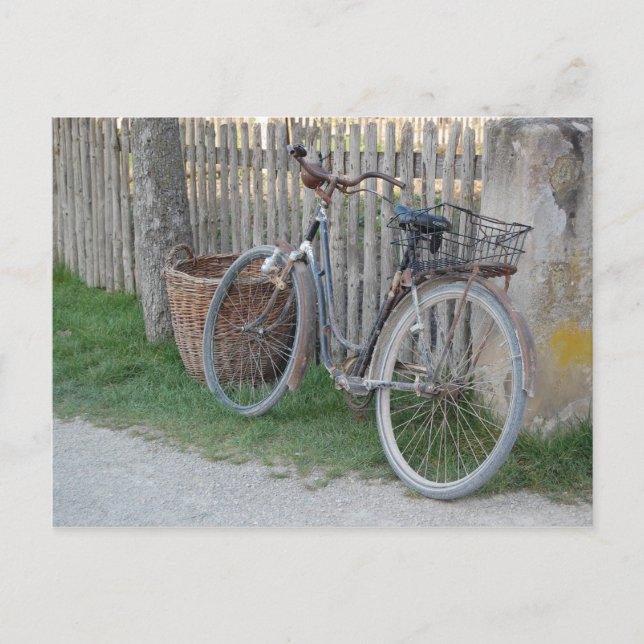 Cartão Postal Bicicleta Vintage (Frente)