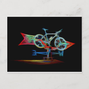 Cartão Postal Bicicleta Weathervane