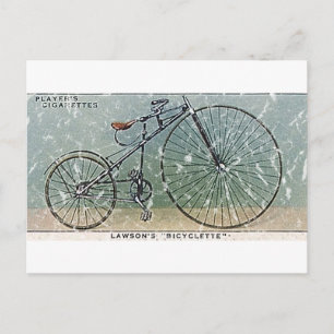 Cartão Postal Biciclette-1879 de Lawson - angustiado