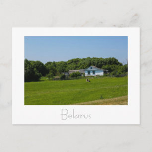Cartão Postal Bielorrússia Б е л а р у ь с Paisagem Natureza Car