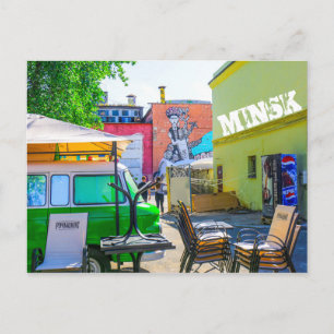 Cartão Postal Bielorrússia Б е л а у р с ь М и  a Minsk н a Graf