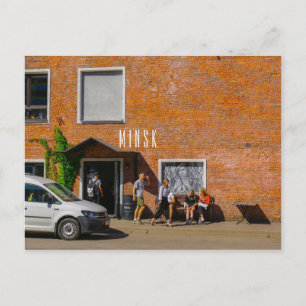 Cartão Postal Bielorrússia Б е л а у р с ь М и  a Minsk н a Graf