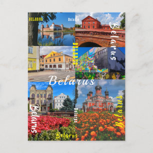 Cartão Postal Bielorrússia Minsk Grodno Pinsk Borisov Arquitetur