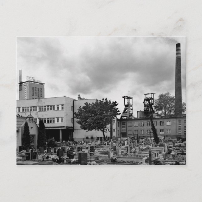Cartão Postal Bielszowice Mine (Frente)