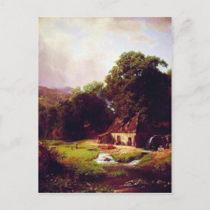 Cartão Postal Bierstadt Albert The Old Mill