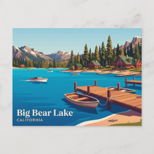 Cartão Postal Big Bear Lake Califórnia