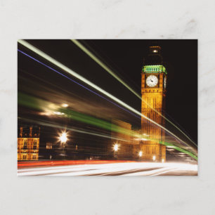 Cartão Postal Big Ben à Noite