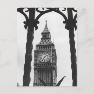 Cartão Postal Big Ben em Preto e Branco