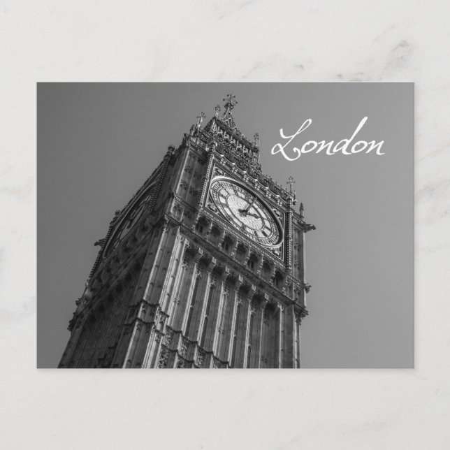 Cartão Postal Big Ben London (Frente)