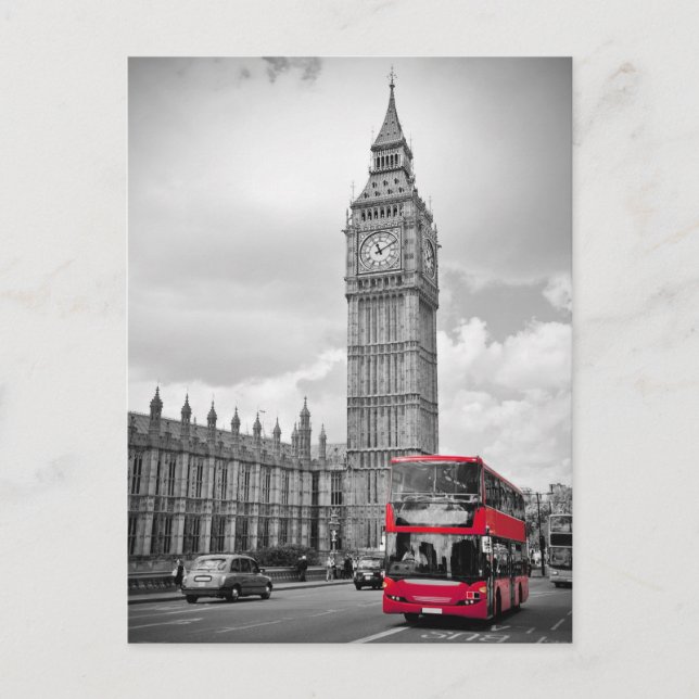 Cartão Postal Big Ben London (Frente)