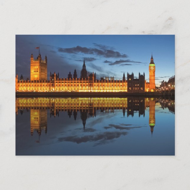 Cartão Postal Big Ben London (Frente)