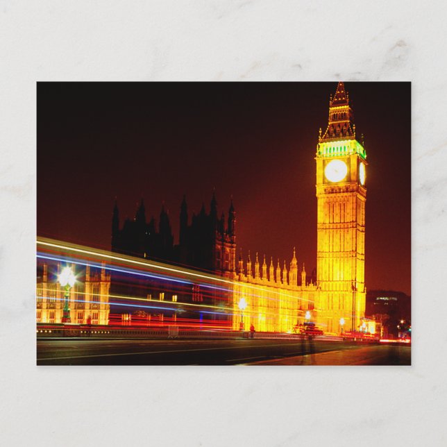 Cartão Postal Big Ben, Londres (Frente)