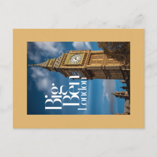 Cartão Postal Big Ben Londres