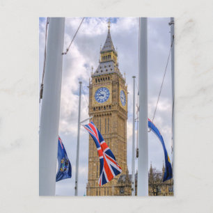 Cartão Postal "Big Ben" Westminster, London UK Postcard