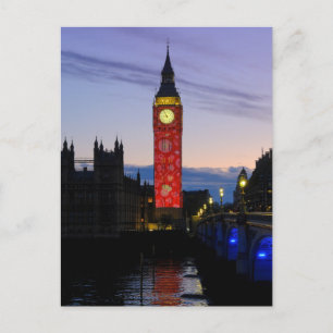 Cartão Postal "Big Ben" Westminster, London UK Postcard
