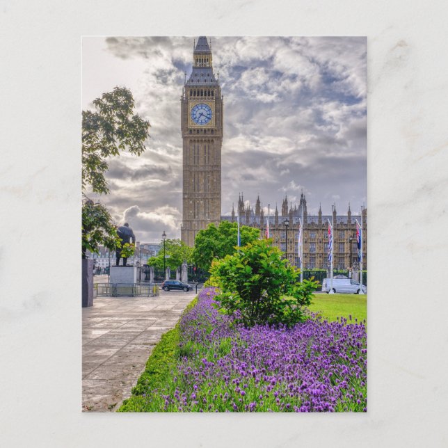Cartão Postal "Big Ben" Westminster, London UK Postcard (Frente)