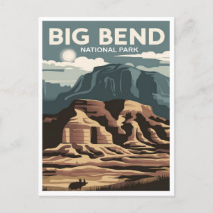 Cartão Postal Big Bend National Park Texas