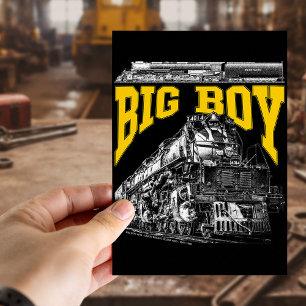 Cartão Postal Big Boy 4014 Classe 4000 da Union Pacific. Locomot