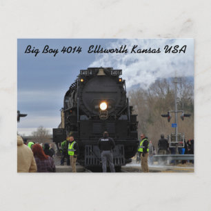 Cartão Postal Big Boy 4014 Ellsworth Kansas EUA
